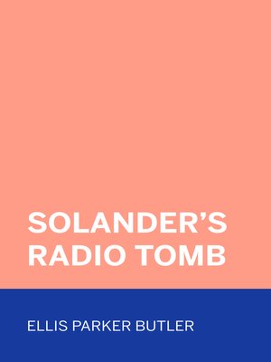 cover image of Solander's Radio Tomb